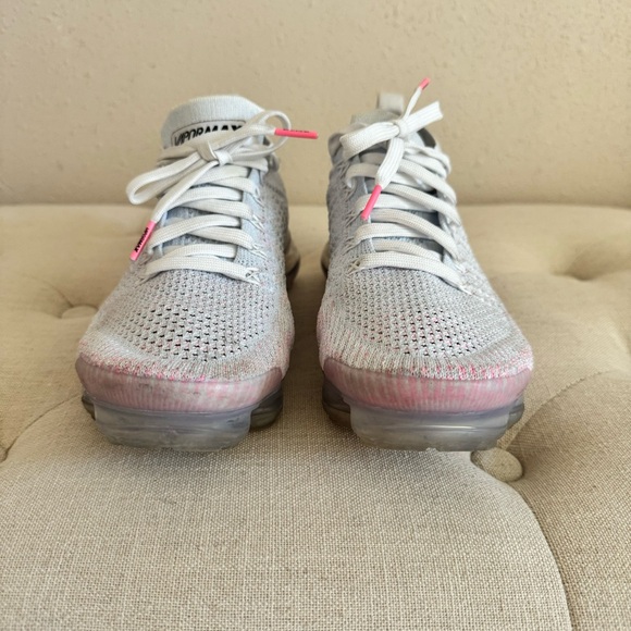 Nike Air Vapormax Flyknit 2 Hydrogen Pink White 7.5 - Picture 5 of 8